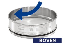 binnenrandbekleding zeef boven