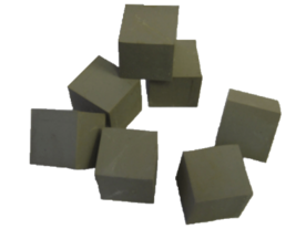 Rubber klopblokjes 20X20X20 mm