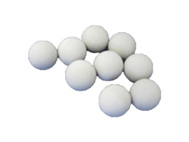 Rubber klopkogels 20 mm Diameter